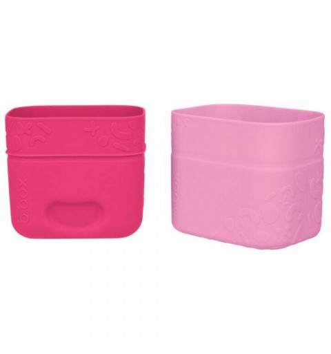 Bbox - Silikonowe pojemniczki na przekąski, 2 szt. - Berry | BB401034